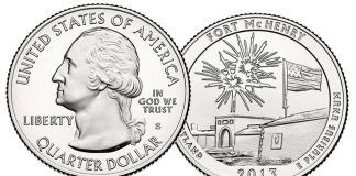 Fort McHenry Quarter Ceremony and Coin Exchange Fort McHenry Quarter