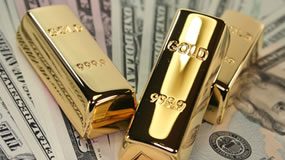 Gold and Silver End Lower, Fourth Time in Five Sessions US Money and Three Gold Bars