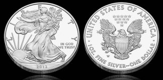 US Mint Sales: Core Products Slow 2013 Proof Silver Eagle