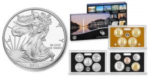 2013-W Proof American Silver Eagle and 2013 Proof Set