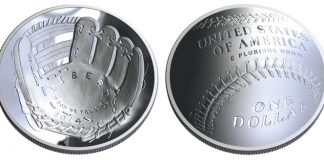 McFarland Wins Baseball Coin Design Competition 2014 $1 National Baseball Hall of Fame Silver Commemorative Coin