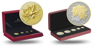2014 Maple Leaf Gold and Silver Fractional Sets for Collectors 2014 Maple Leaf Gold and Silver Fractional Sets