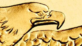 Gold Prices Dip 30 Cents, US Mint 1 Oz Bullion Coins Rise Section of American Gold Eagle Bullion Coin
