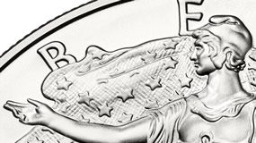 Gold Retreats; Silver Eagle Bullion Sales Top 39M to Near Record Section of American Silver Eagle Bullion Coin