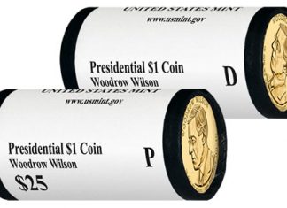 US Mint Sales: 72% of Products Outperform, Wilson $1s Debut Woodrow Wilson $1s
