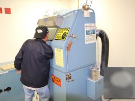 How the Philadelphia Mint Polishes Dies to Make Proof Coins Zero Blast-N-Peen Machine for Sandblasting Proof Dies