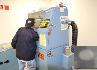 How the Philadelphia Mint Polishes Dies to Make Proof Coins Zero Blast-N-Peen Machine for Sandblasting Proof Dies