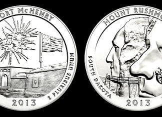 Ft. McHenry and Mt. Rushmore 5 Oz Silver Bullion Coins Sell Out Fort McHenry, Mount Rushmore 5 Oz Silver Bullion Coins
