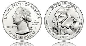 Gold Gains, Mt. Rushmore 5 Oz Silver Bullion Coins Debut Mt. Rushmore 5 Oz Silver Bullion Coin