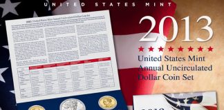 2013 Annual Uncirculated Dollar Coin Set Available US Mint 2013 Annual Uncirculated Dollar Coin Set