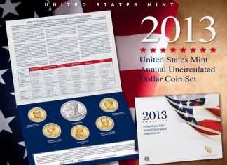 2013 Annual Uncirculated Dollar Coin Set Available US Mint 2013 Annual Uncirculated Dollar Coin Set