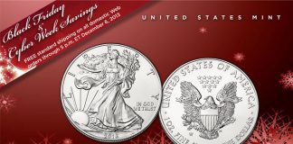 US Mint Black Friday & Cyber Week Savings, Gold Coin Prices Cut US Mint Promotion of its Black Friday and Cyber Week Savings