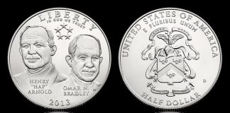 US Mint Last Chance Sale Ends Dec 31, Mintage Low Products 2013-D Uncirculated 5-Star Generals Half Dollar