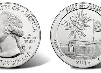 US Mint Sales: 2013-P Fort McHenry Silver Coins Sold Out 2013-P Fort McHenry Silver Uncirculated Coin