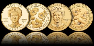 2013 Helen Taft First Spouse Gold Coins Released 2013-W $10 Helen Taft First Spouse Gold Coins