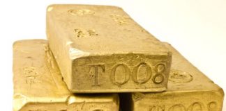 Gold Surges 2.2%, Silver Prices Rally 4% Three bullion gold bars