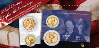 William Taft Presidential $1 Coin & Helen Taft Medal Set William Taft Presidential $1 Coin & Helen Taft Medal Set
