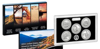 US Mint’s 2014 America the Beautiful Quarters Silver Proof Set 2014 America the Beautiful Quarters Silver Proof Set