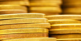 Gold Gains; US Mint 2014 Gold Coins at 78K Ounces in Week Gold coins laying flat