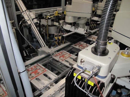 Inside Packaging Machine for Mint Sets, Denver Mint