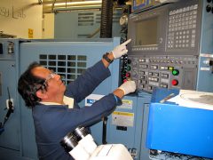 Luis Cocha Operating Granger Die Grinder