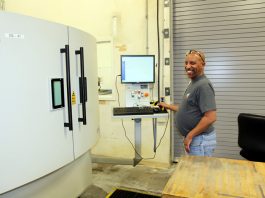 How the Denver Mint Makes Dies to Produce Coins Sean Calhoun Operating Laser Serializer Machine at Denver Mint