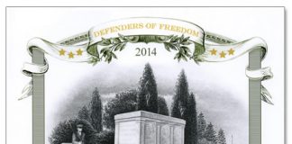 2014 Army Intaglio Print from Defenders of Freedom Series 2014 Army Intaglio Print