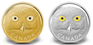 2014 Snowy Owl Gold and Silver Coins Start Canadian Series 2014 Canadian Snowy Owl Gold and Silver Coins