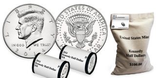 2014 Kennedy Half-Dollars in Rolls and Bags 2014 Kennedy Half-Dollars Rolls and Bags