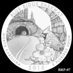 Blue Ridge Parkway Quarter and Coin Design Candidate BRP-07