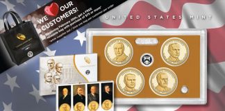 US Mint Sales: 2014 Presidential $1 Coin Proof Sets Debut US Mint Promotion Image for 2014 Presidential $1 Coin Proof Sets