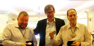 Authors Receive IAPN Award for Book on Siamese Coins Vasilijs Mihailovs, Jan Olav Aamlid and Ronachai Krisadaolarn