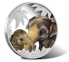 2014 Asian Elephant Silver Proof Coin