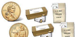 2014 Native American $1 Coins in Rolls, Bags and Boxes 2014 Native American Dollars in Rolls, Bags and Boxes