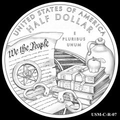 2015 US Marshals Service Commemorative Coin Design Candidate USM-C-R-07
