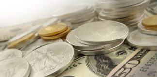 US Mint Bullion Coins Mixed in February Sales American Eagle gold and silver coins, and $50s