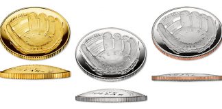2014 National Baseball Hall of Fame Coins at Introductory Prices Curved 2014 National Baseball Hall of Fame Commemorative Coins in Gold, Silver and Clad