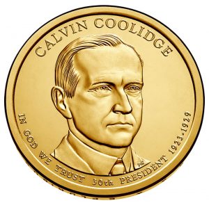2014 Calvin Coolidge Presidential $1 Coin
