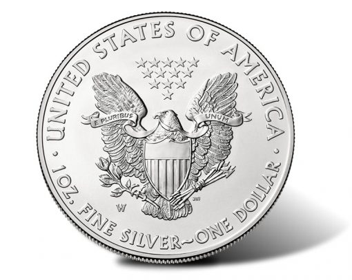 2014-W Uncirculated American Silver Eagle Reverse
