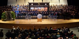 Shenandoah Quarter Launch and Coin Exchange Draw Crowds All-County Elementary Choir
