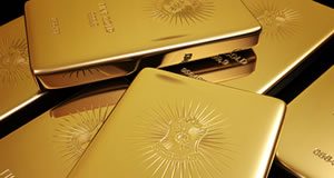 Gold Gains in April, Silver Falls; US Gold Coins Stronger Several gold bars