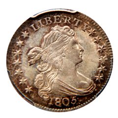 1805 10C 4 Berries JR-2 PCGS MS66 - Obverse