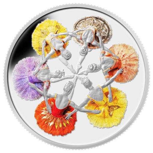 2014 $20 75th Anniversary of The Royal Winnipeg Ballet Silver Coin