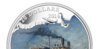 RMS Empress of Ireland Coins Start Lost Ships in Canadian Waters Series 2014 $20 RMS Empress of Ireland Silver Coin