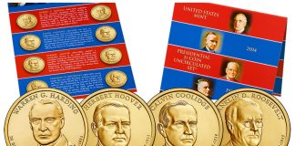 Annual 2014 Presidential $1 Coin Uncirculated Set Released 2014 Presidential $1 Coin Uncirculated Set