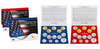 2014 US Mint Uncirculated Coin Set Includes 28 Coins for $27.95 2014 United States Mint Uncirculated Coin Set