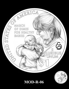 2015 March of Dimes Commemorative Coin Design Candidate MOD-R-06