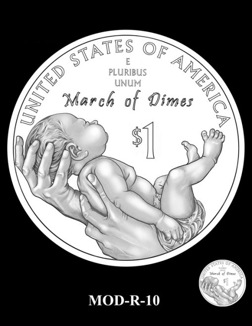 2015 March of Dimes Commemorative Coin Design Candidate MOD-R-10