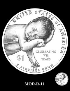 2015 March of Dimes Commemorative Coin Design Candidate MOD-R-11