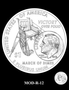 2015 March of Dimes Commemorative Coin Design Candidate MOD-R-12